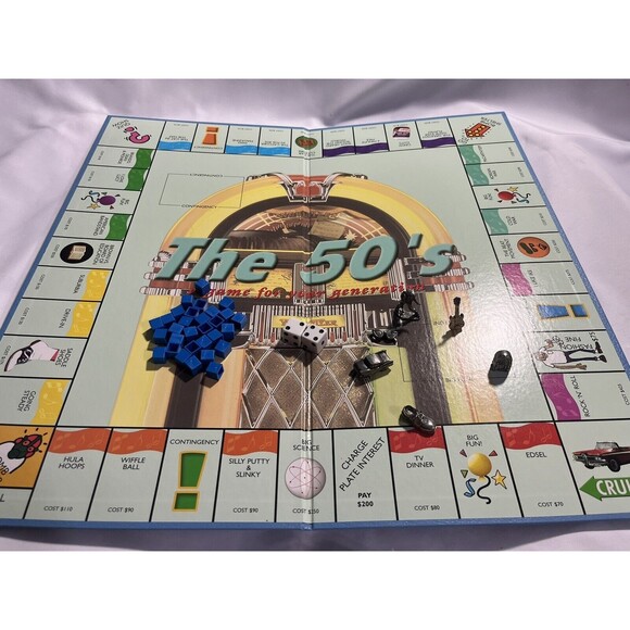 The 50's A Game For Your Generation Board Game Complete Great Condition - Picture 8 of 11